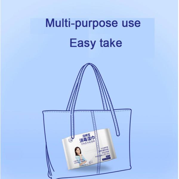 Active Kill Virus Antibacterial Alcohol Wipes , Alcohol Wet Wipes For Adult