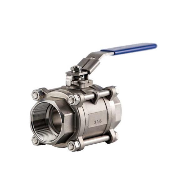 1/2" Stainless Steel 2-Piece Ball Valve with Female Threads stainless steel gate valve stainless steel valve