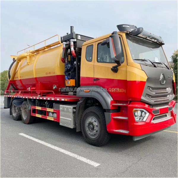 SINOTRUCK HOWO 22000 Liters Sewage Suction Truck With Best Price Vacuum Tanker Sludge Truck