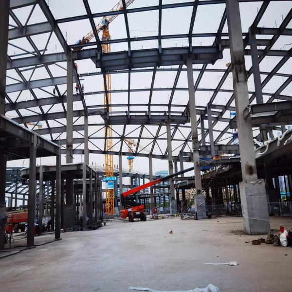 Durable Prefab Steel Frame Warehouse Construction Industrial Pre Engineered Metal Buildings