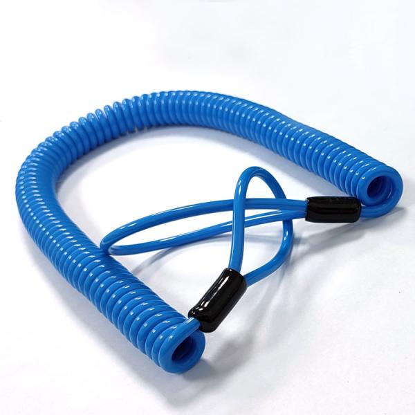 High Tensile Hand Tool Lanyards Wire Coil Springs Lanyard With Clip