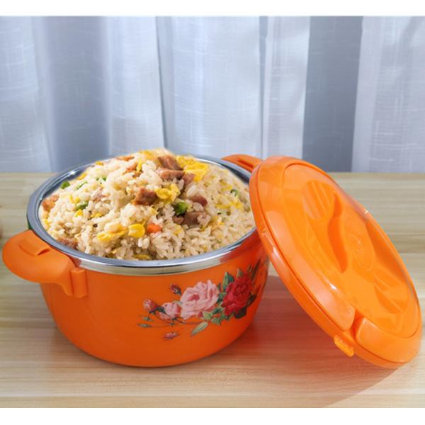 Different size bento lunch box stainless steel for food without handle