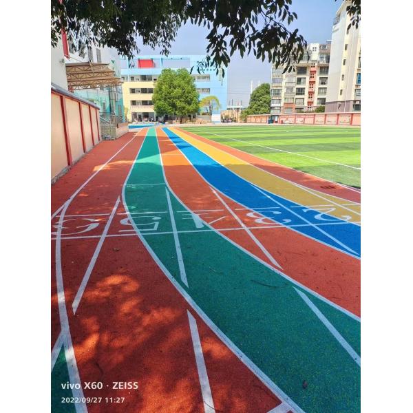 Rectangular Athletic Running Track With Fade Resistance For Outdoor Fitnes
