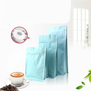 Cylinder Printing Plastic 500g Coffee Packaging Pouch