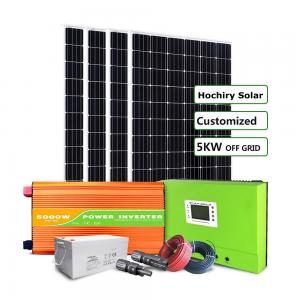 Quality 5kw 	Solar Energy System Monocrystalline Silicon Solar Panel For Home Roof Mounting wholesale