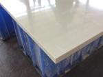 White Quartz Stone Countertops , Sparkle Quartz Worktops Fine Grain