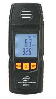 Cheap 1ppm Industrial Gas Leak Detector , Smart Sensor Handheld Carbon Monoxide Meter for sale