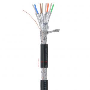 Quality SFTP Outdoor Cat7 Lan Cable Double Shield CCA 28AWG Multicolor wholesale