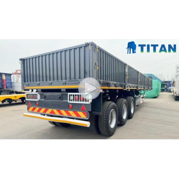 TITAN Tri Axle 60 Tons Removable Side Wall Trailer with Side Walls