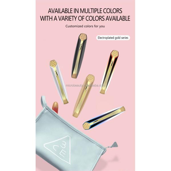 Home Eye Lift Wand Wrinkle Remove EMS Radio Frequency Red Light Therapy Eye Massage Wand