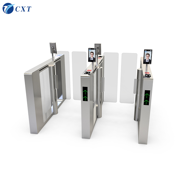 Anti Pinch Customs Acrylic Swing Barrier Gate Slim Speed Gate Turnstile 119