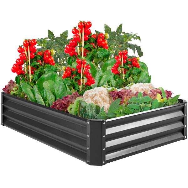 60x60x30cm Galvanized Steel Anti-Rust Raised Garden bed with Different Color