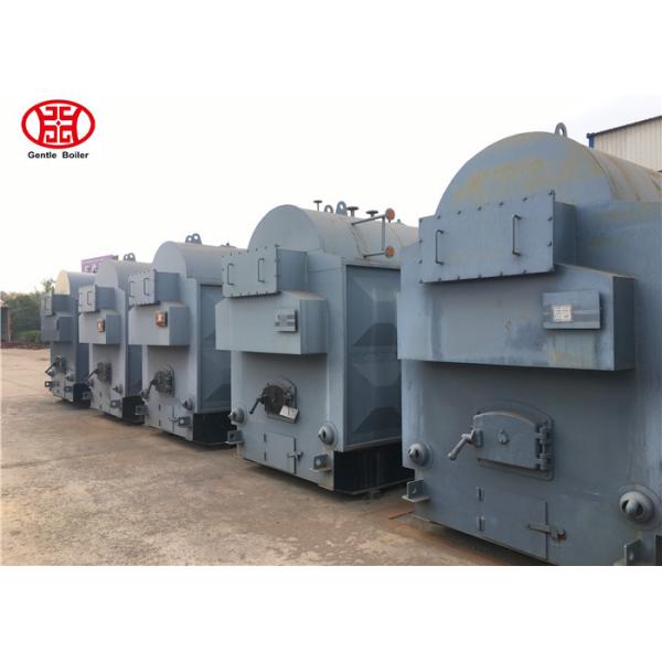 4000kg Biomass Fired Steam Boiler / Horizontal Fire Tube Boiler For Rice Mill