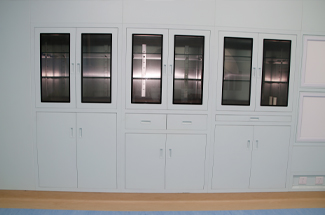 Durable Stainless Steel Medical Cabinet , Hospital Stainless Steel Storage Cupboard