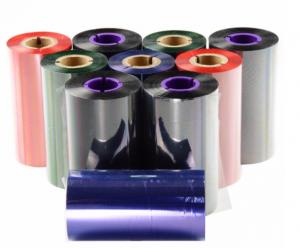 Quality Green Thermal Transfer Ribbon For Zebra Printer Resin Wax Ribbon 110mm X 74m wholesale