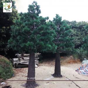 Quality UVG christmas trees decorating with artificial pine tree branches for garden ornament GRE066 wholesale