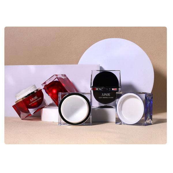 Professional Acrylic Cosmetic Storage Jar Multi Beauty Jar For Screen Printing Skin Care