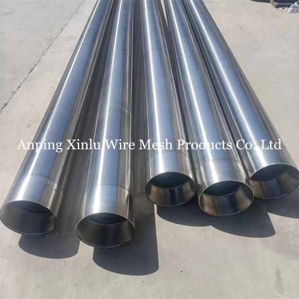 Customizable Johnson wedge wire Water Well Sceren Pipe with V Wire For Sand Control