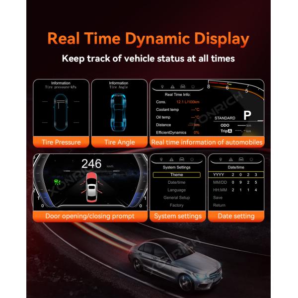 2024 Car Digital Cluster Instrument For BMW GT F07 F10 F11 F18 F06 F12 F13 F01 F02 F03 X3 X4 X5 X6 LCD Dashboard Monitor