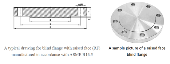 BL Blind Copper Nickel Flanges Pipe Fittings ASTM B151 C70600 Malleable