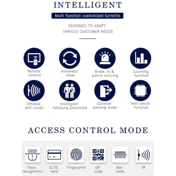 School Security Swing Turnstile Gate