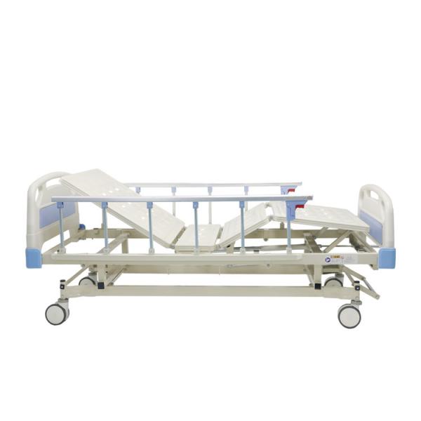 Manual 2 Cranks Medical Hospital Bed With Dining Table