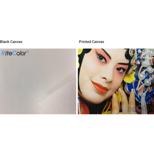 Interior Decoration Polyester Canvas Rolls Inkjet Print Artist Matte Water Based 380gsm