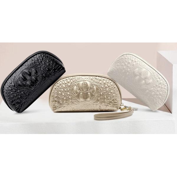 Genuine Crocodile Skin Clutch Bag