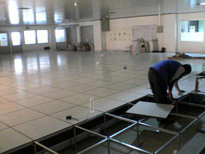 Anti-Static Raised Access Floor With PVC Finish
