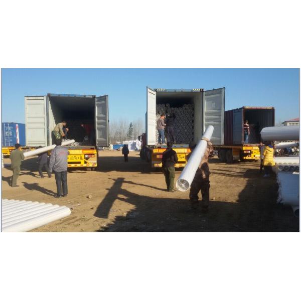 Customized White PVC Pipe Vinyl Fence Post for Your Construction Project