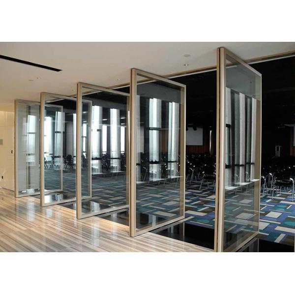 Swing / Pivot / Sliding Door Partition Wall Prefabricated Aluminium Profile Partition