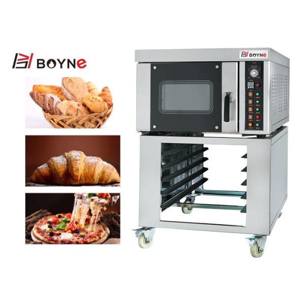 Energy Saving Convection Oven 3 Trays For Bread With Steam Function Hot Air Baking
