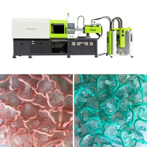 High Precision Plunger Injection Liquid Silicone Rubber Molding Machine  Producing Nipple Pacifier Teat High Accuracy