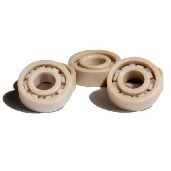 608 8x22x7mm Plastic Deep Groove Ball Bearing High Temperature ZrO2 Ceramic Balls
