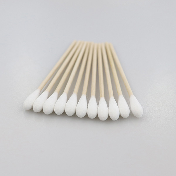 Long Stem Wood Stick Cotton Swabs OEM ODM Service Biodegradable