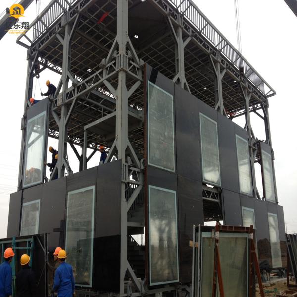 Multi Storey Steel Building with Q355 Q235 Frame and Sandwich Panel Cladding