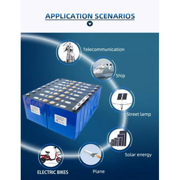 Prismatic Lipo4 Battery Cell 3.2V 100Ah 48173125 Rechargeable Lifepo4 Prismatic Battery Cell for Golf Cart