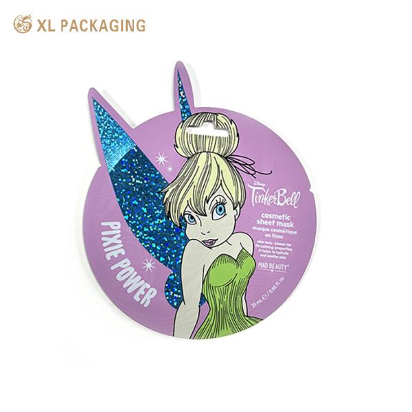 XL Packaging Custom Paper Sticker Custom Shaped Holographic Mylar Bag Die Cut UV Plastic Zip Lock Food Packaging Bags