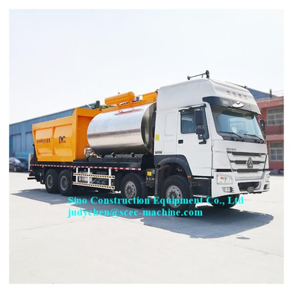 Synchronous Sealing Truck SCEC5168TFCT Asphalt Tank 6m3 For Asphalt Crushed Stone