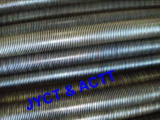 Welded Sprial Boilers Carbon Steel Finned Tubes , Radial Cooling Fin Tube