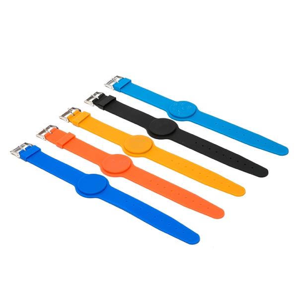 Colorful Silicone RFID NFC Wristband With Cashless Payments , RFID Bracelet For Events