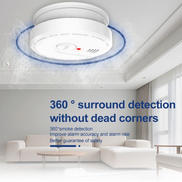 5-Year-Old Independent Light-Sensing Fire And Smoke Alarm For The Kitchen