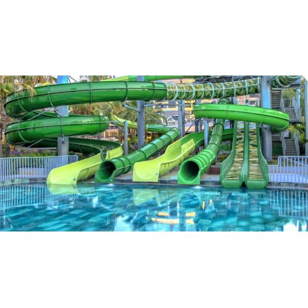 ODM Outdoor Water Park Equipment Games Accessories Fiberglass Slides For Children