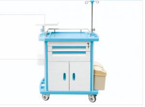 Quality Wear Resistant Two Drawer Lightweight Emergency Crash Cart wholesale