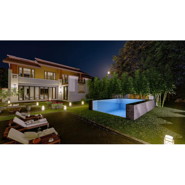 Customizable Function Tempered Float Glass Sheet for Customized Swimming Pools Durable