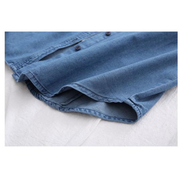 Gracell Tencel Denim Shirt Fabric 7 Oz Combed Cotton Yarn