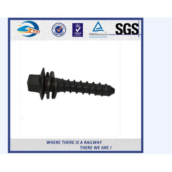 35K 45# 40Mn2 Railway Sleeper Screws Railroad Spike 4.6 Grade