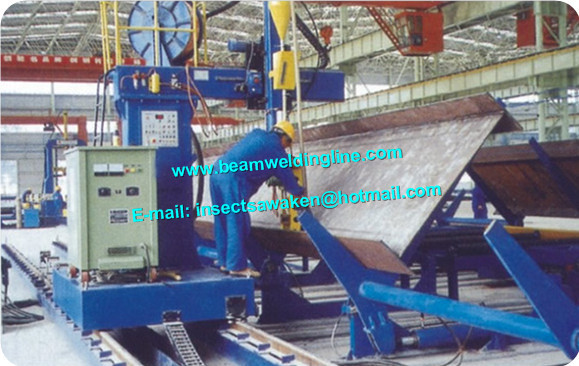 Cantilever H Beam Welding Machine Automatic 6 - 60mm Thickness