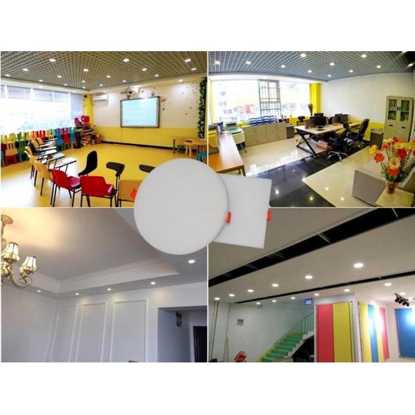 Ultra Bright LED Light Panel / 24 Watt Rimless Dimmable LED Round Ceiling Light