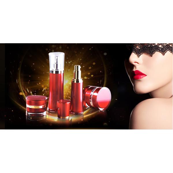 Colorful Empty Plastic Cosmetic Packaging Cream Jar Acrylic Cream Jar